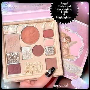 🆕EMBOSSED ANGELIC 10 COLOR EYESHADOW, BLUSH & HIGHLIGHT PALETTE
